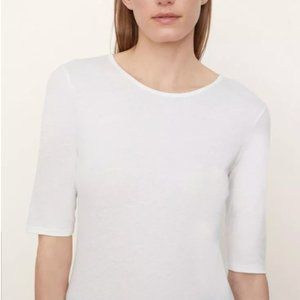 Vince Elbow Sleeve Crew Neck T-Shirt, Size Small